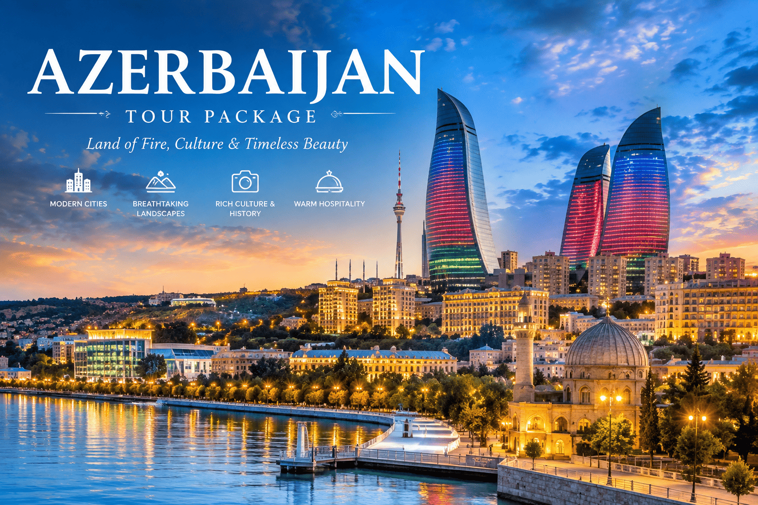 7-Day Almaty Baku Tour Package